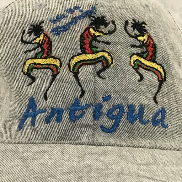 Rima for Antigua on Adjustable Grey Travel Beach  Baseball Cap - Picture 11 of 13